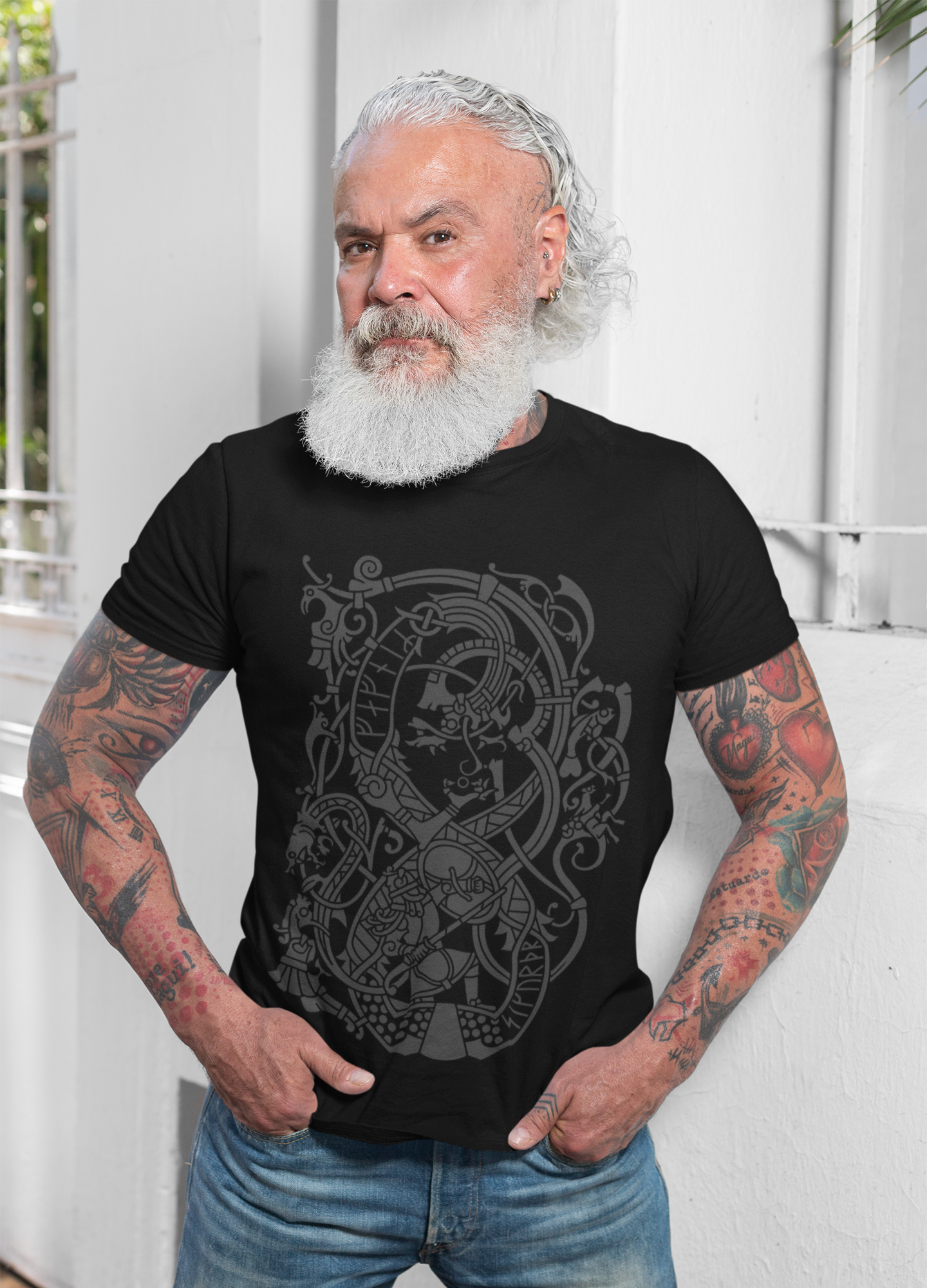 FAFNIR BLACK & GREY TEE