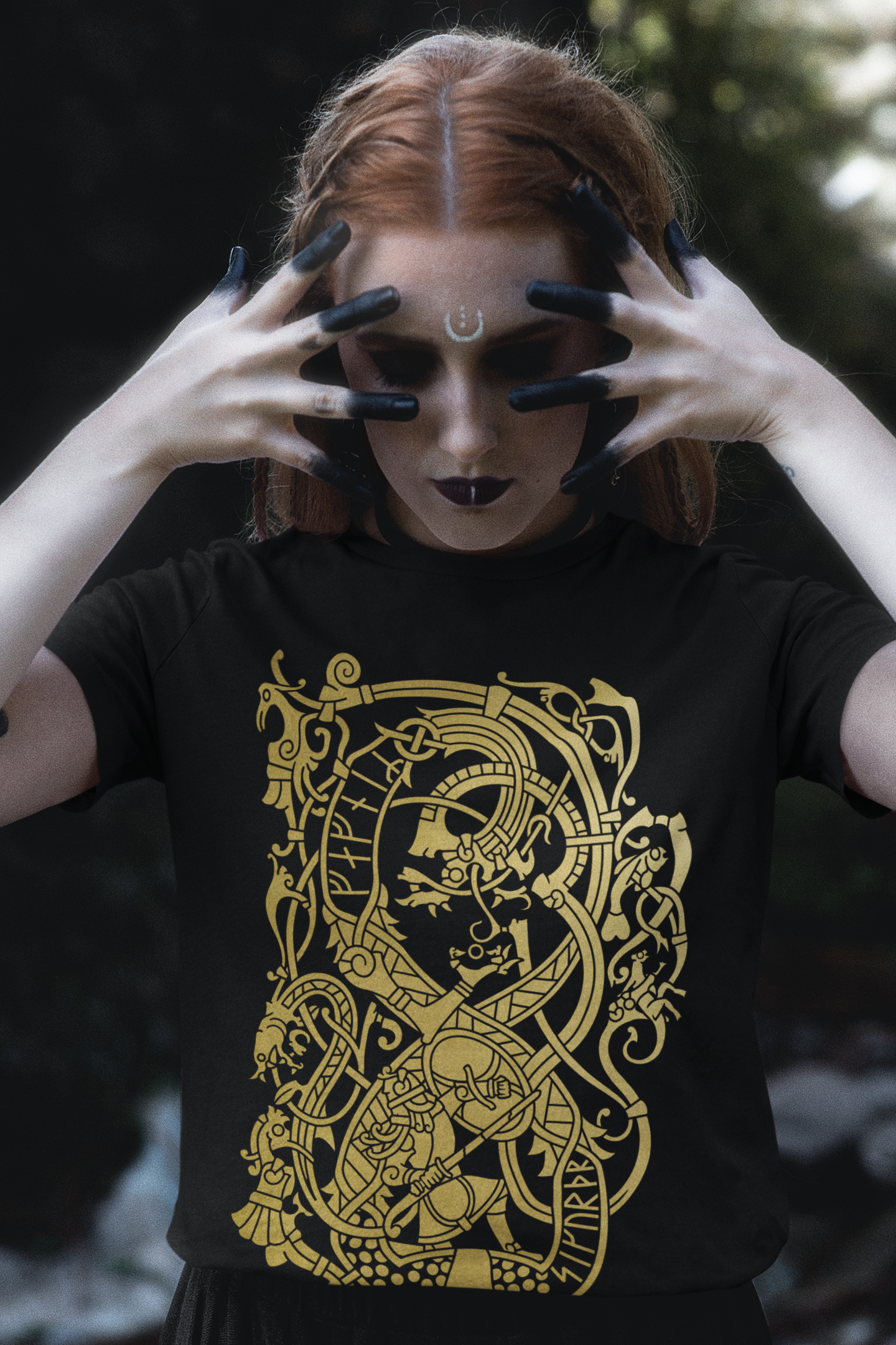 FAFNIR BLACK & GOLD TEE
