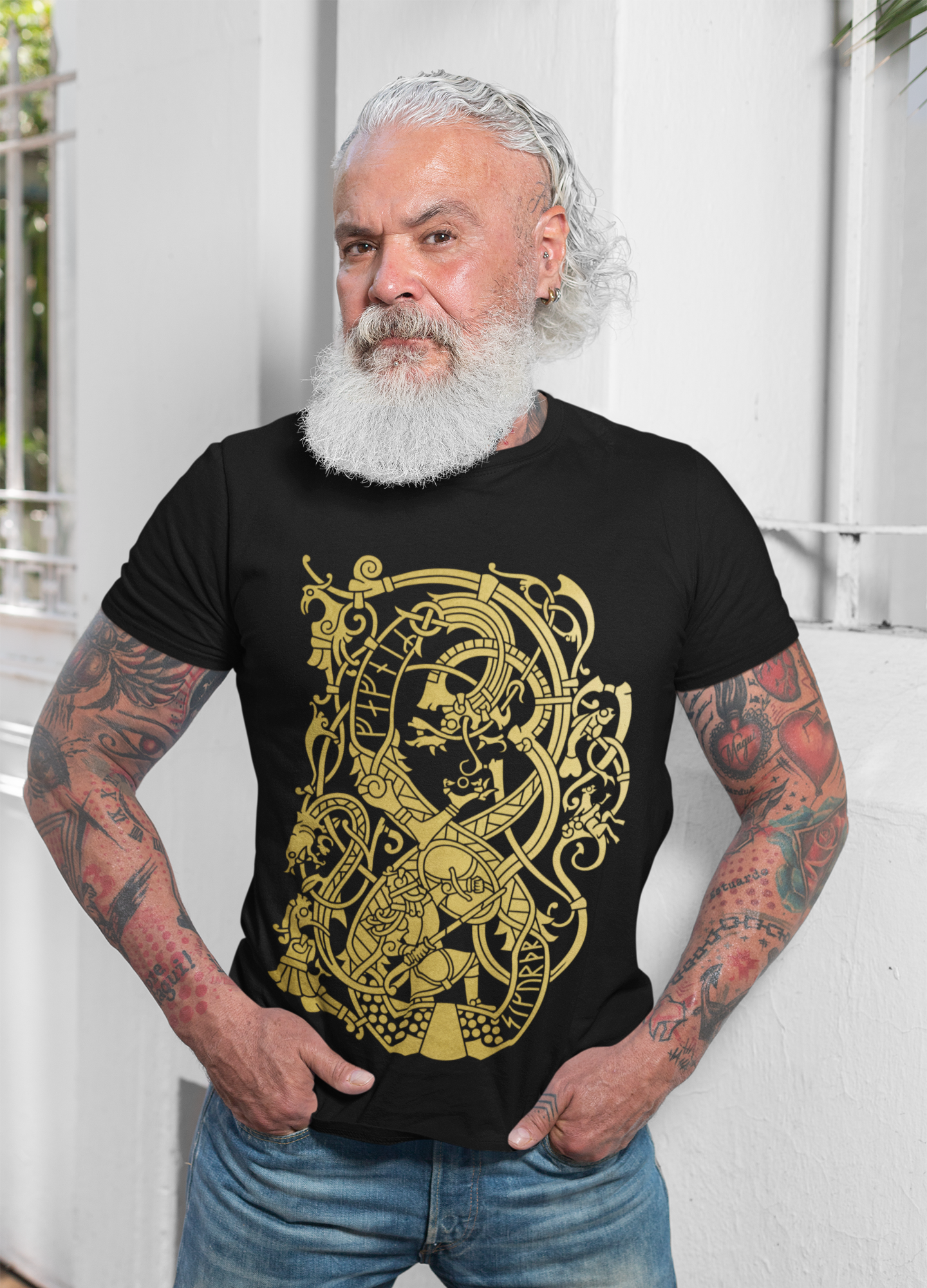 FAFNIR BLACK & GOLD TEE