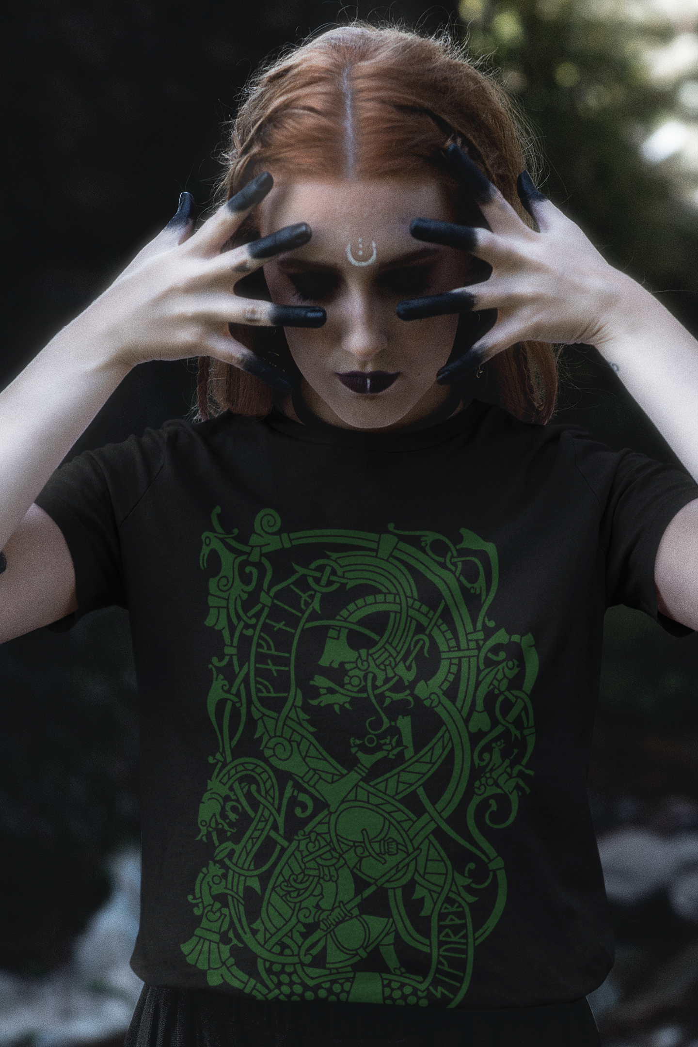 FAFNIR BLACK & GREEN TEE