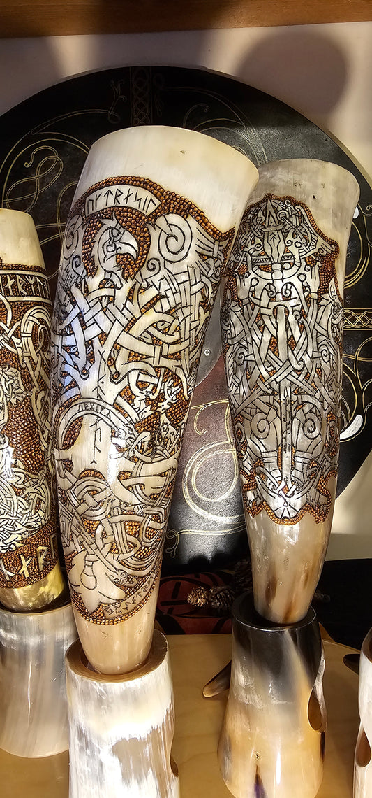 Large Viking - Drinking Horns