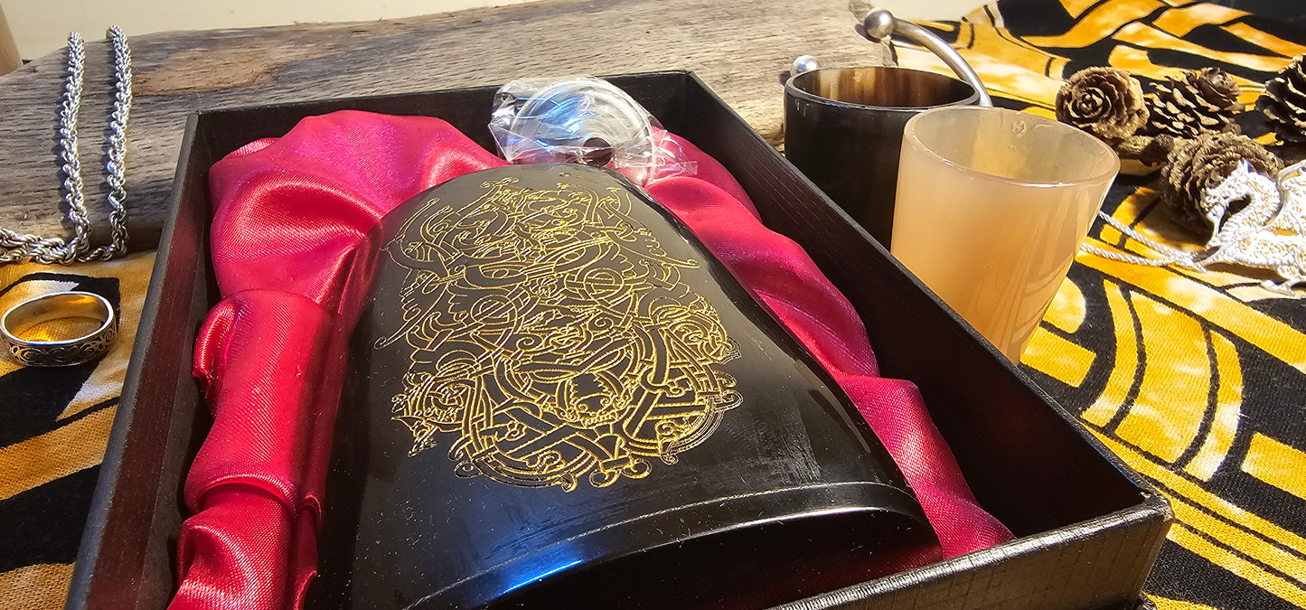 Loki Gift, Viking Flask, Hip Flask, Viking Drinking Gift, Norse Flask, Norse Mythology Gift, Nordic Mythology Gift, Nordic Flask