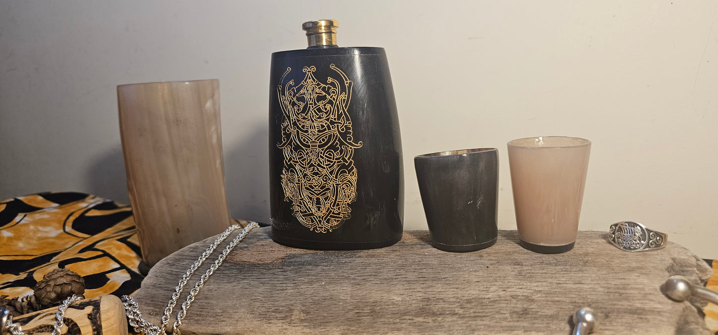 Loki Gift, Viking Flask, Hip Flask, Viking Drinking Gift, Norse Flask, Norse Mythology Gift, Nordic Mythology Gift, Nordic Flask