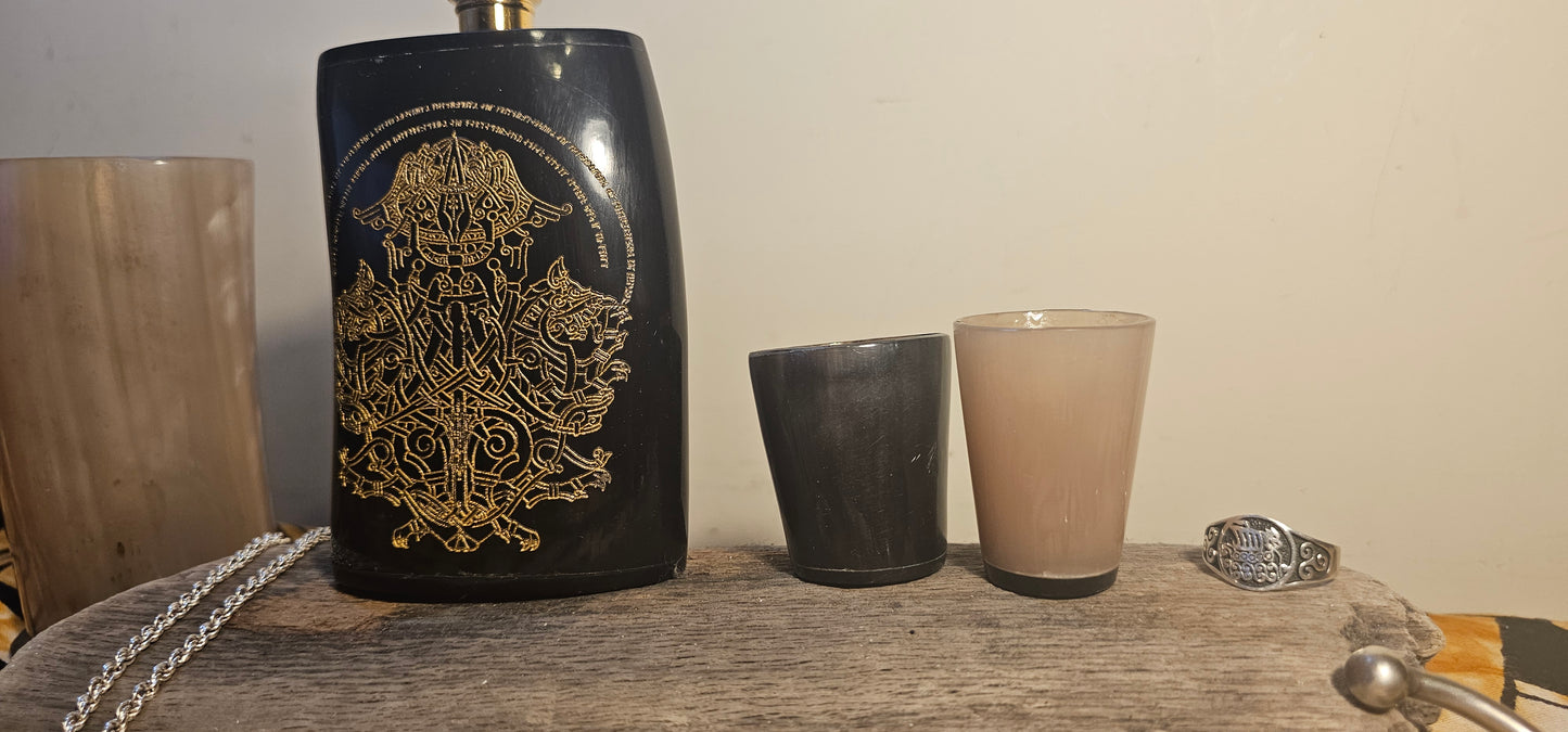 Odin Gift, Viking Flask, Hip Flask, Viking Drinking Gift, Norse Flask, Norse Mythology Gift, Nordic Mythology Gift, Nordic Flask