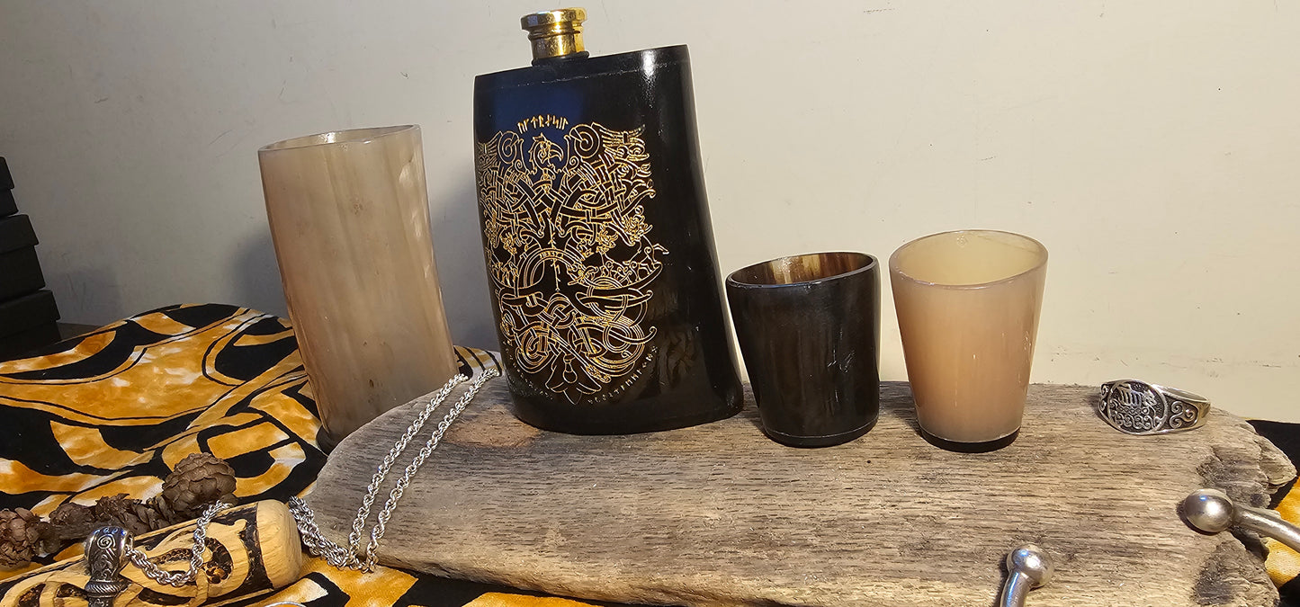 Yggdrasil Gift, Viking Flask, Hip Flask, Viking Drinking Gift, Norse Flask, Norse Mythology Gift, Nordic Mythology Gift, Nordic Flask