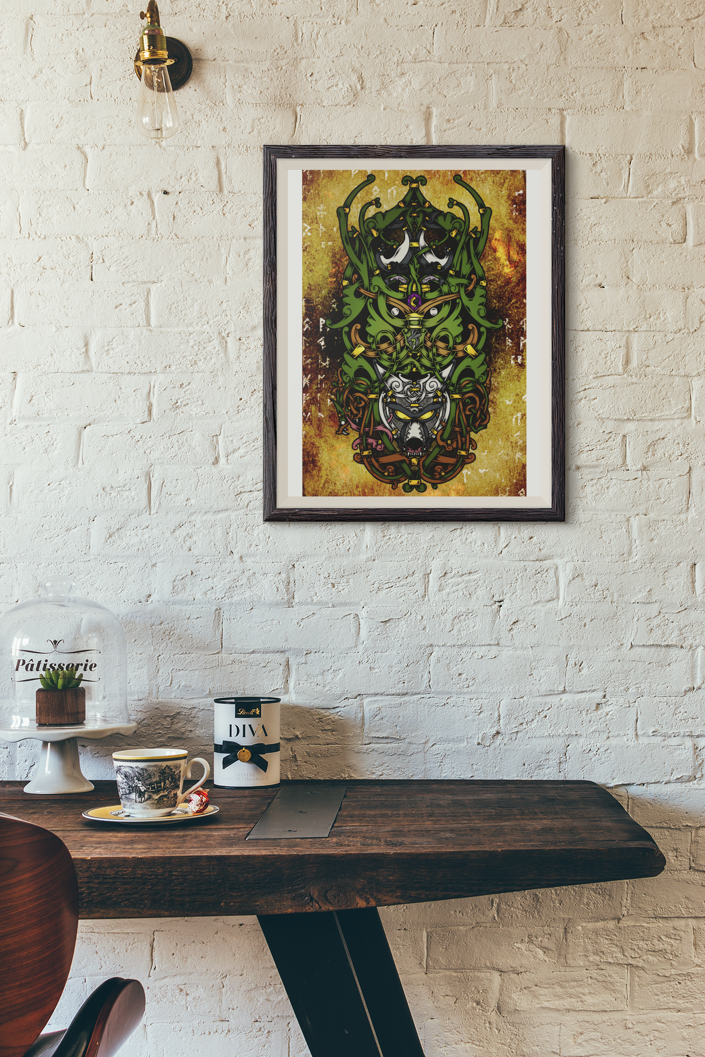 Loki Artwork, Viking Art, Viking Wall Art, Norse Mythology, Viking Loki, Viking God, Norse Art, Fenrir Art, Jormungandr Print, Loki Children