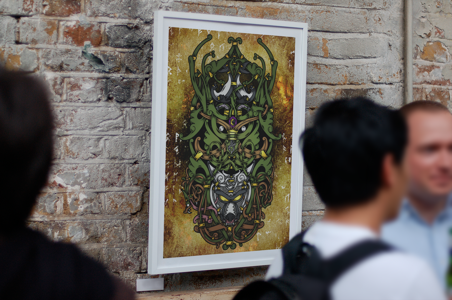 Loki Artwork, Viking Art, Viking Wall Art, Norse Mythology, Viking Loki, Viking God, Norse Art, Fenrir Art, Jormungandr Print, Loki Children