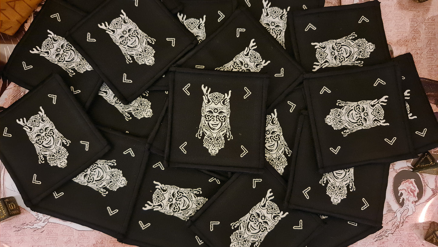 Viking 8x8cm Square Patch - Odin, Loki, Tyr, Freya, Yggdrasill