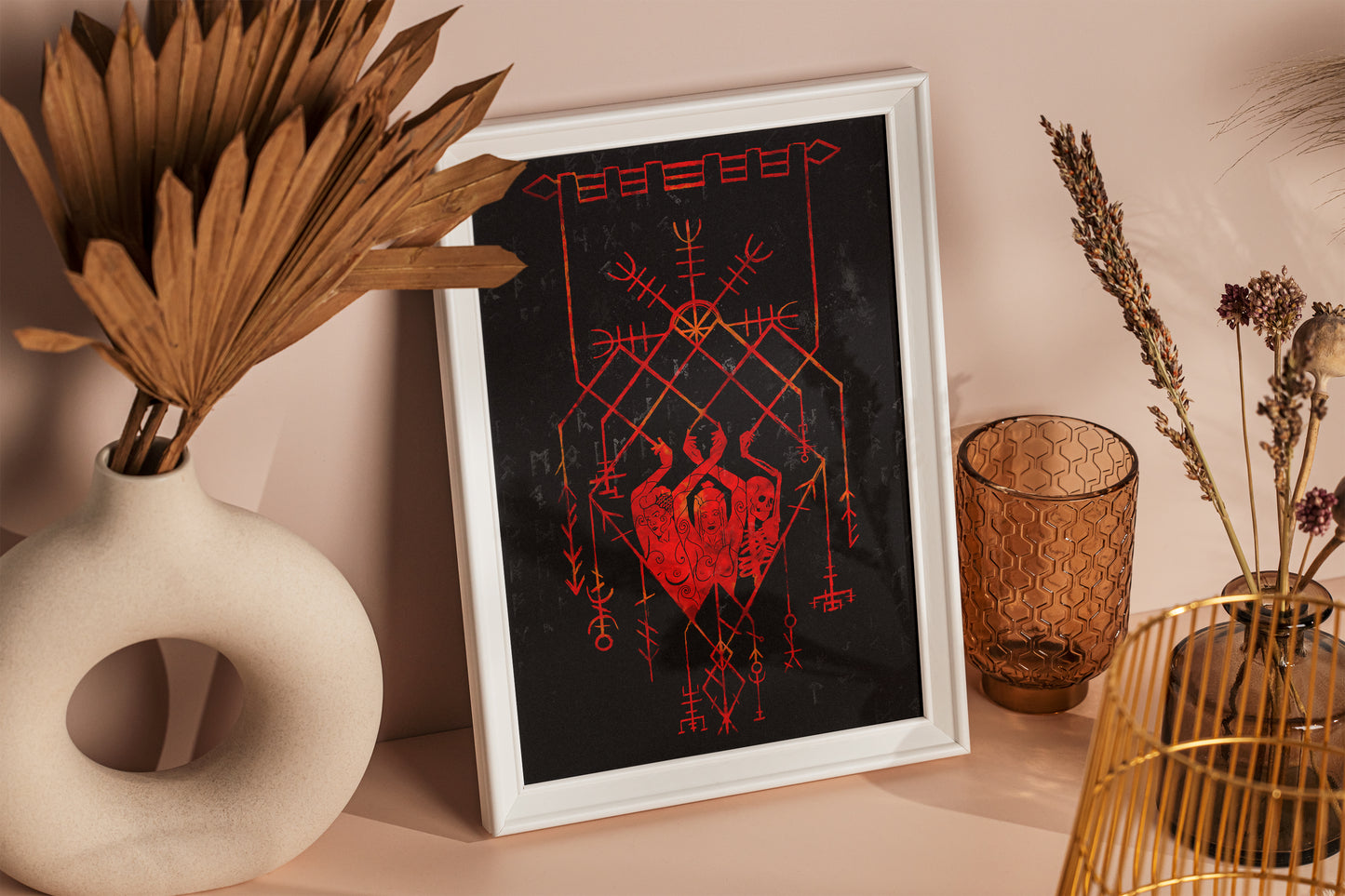 The Norns - Goddess of Fate - Traditional Norse Knot-work Art