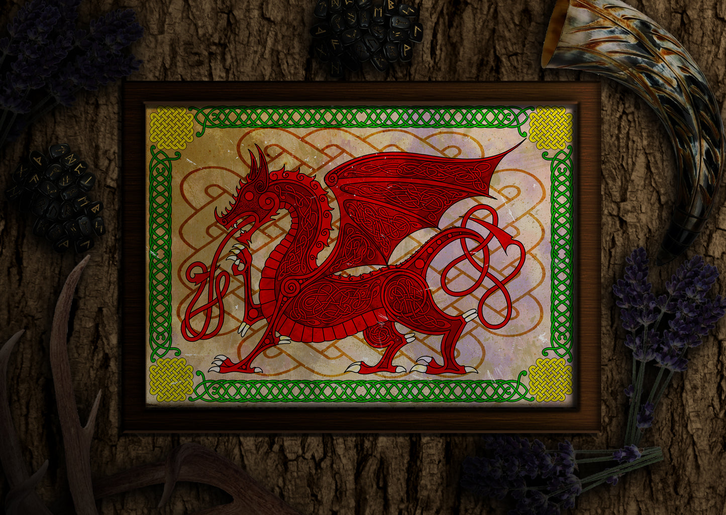Welsh Dragon Art Print