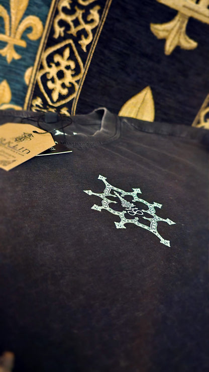 Ave Satanus - Black Vintage Distressed Tshirt
