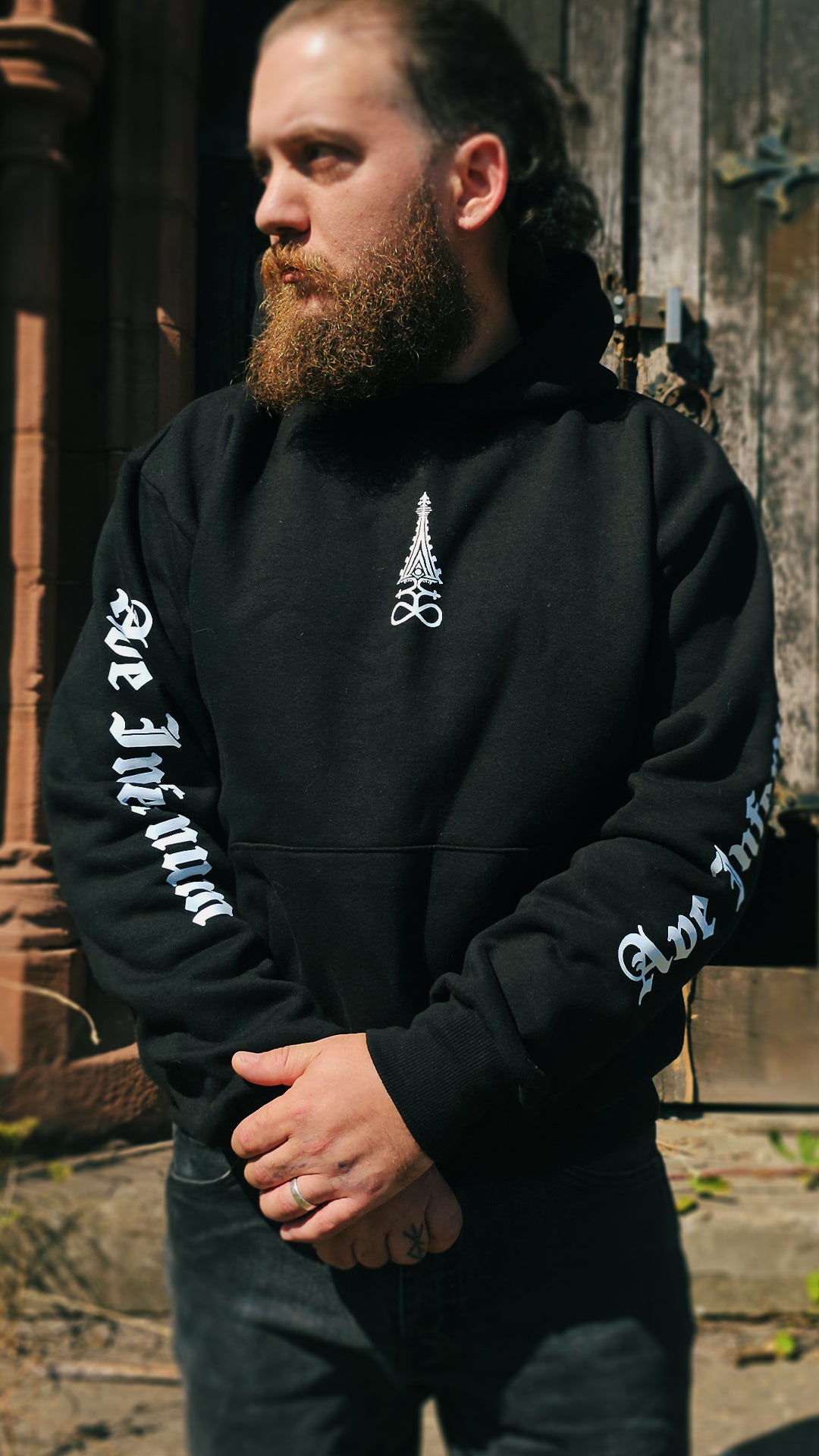PREORDER OCT - Ave Cardinal - Black Heavyweight Hoodie