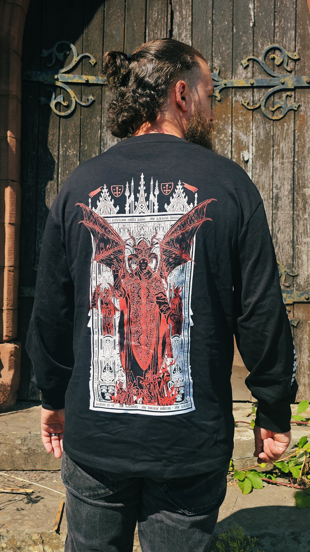 PREORDER OCT - Ave Cardinal - Black Long-Sleeved Tshirt
