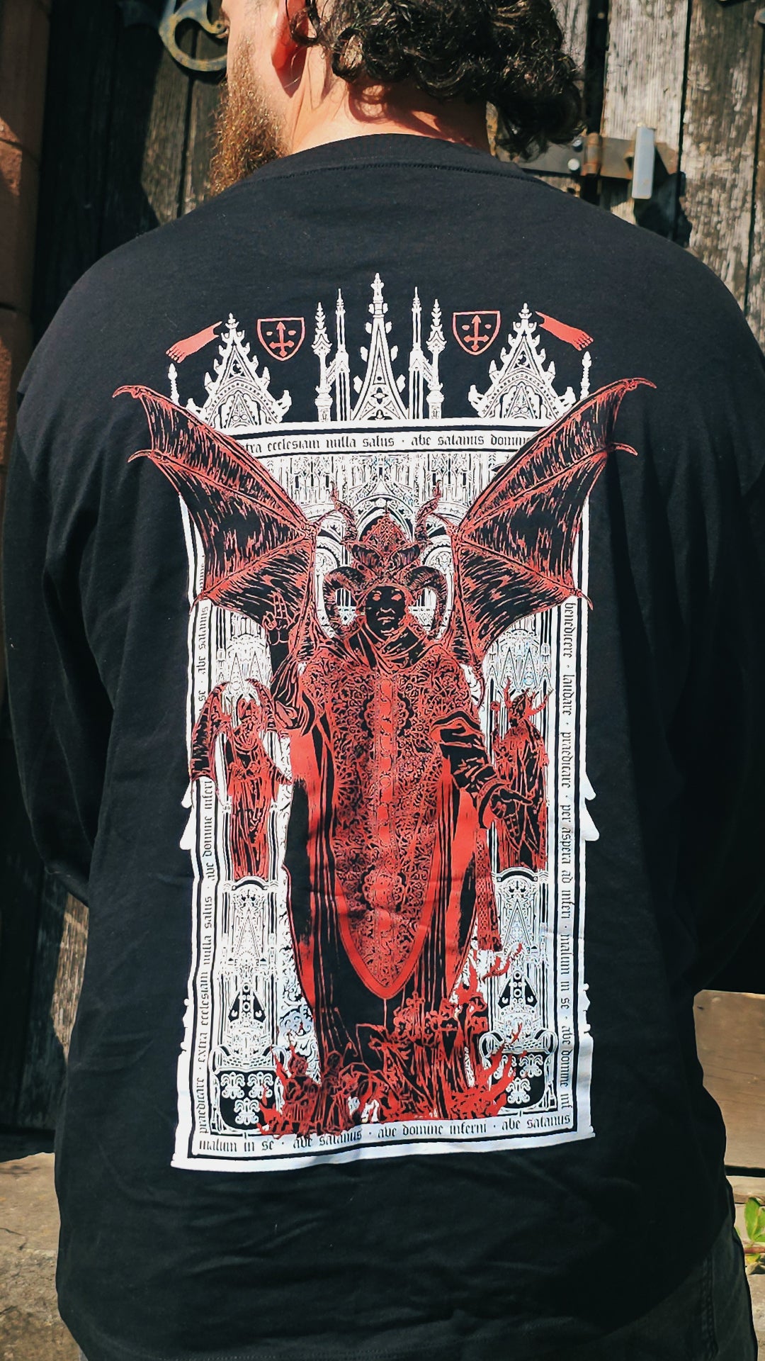 PREORDER OCT - Ave Cardinal - Black Long-Sleeved Tshirt