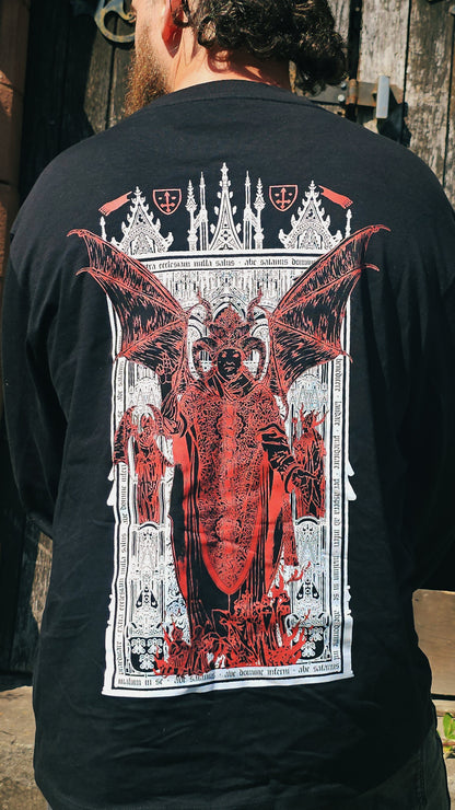 PREORDER OCT - Ave Cardinal - Black Long-Sleeved Tshirt