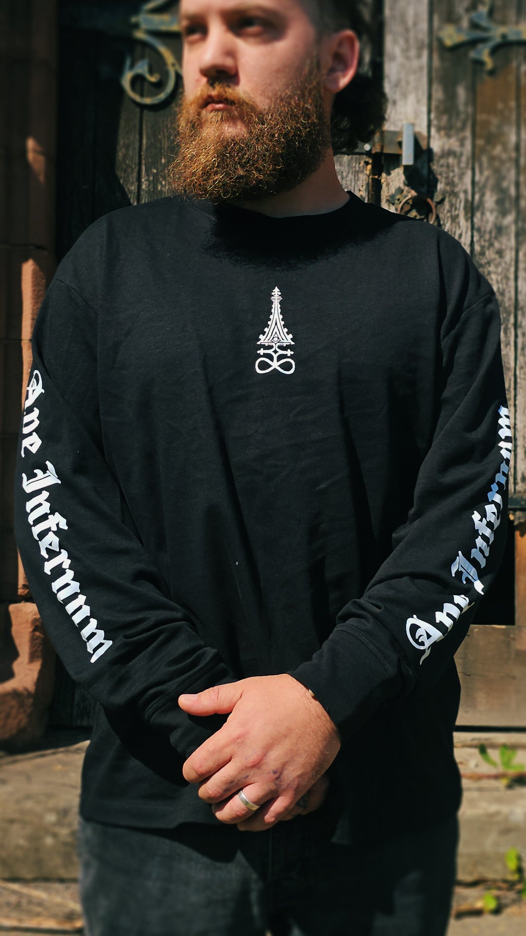 PREORDER OCT - Ave Cardinal - Black Long-Sleeved Tshirt