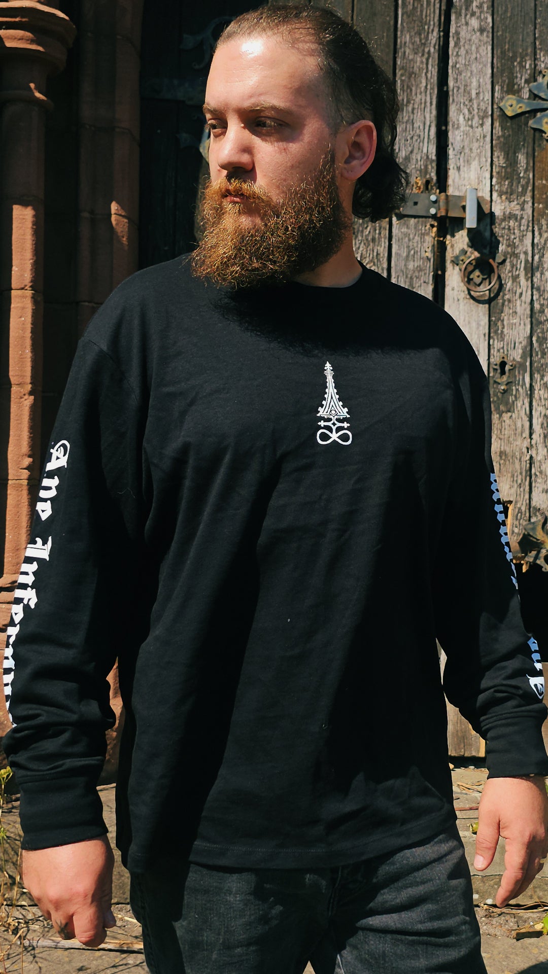 PREORDER OCT - Ave Cardinal - Black Long-Sleeved Tshirt