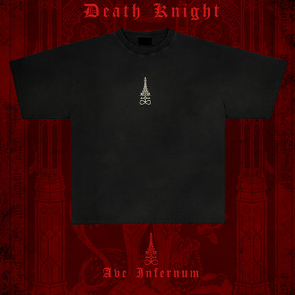 PREORDER OCT - Death Knight - Boxy Black Tshirt