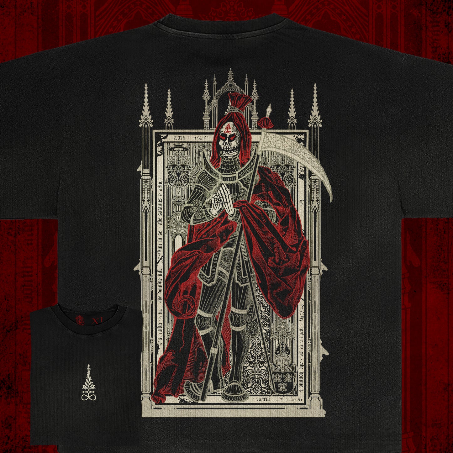 PREORDER OCT - Death Knight - Boxy Black Tshirt