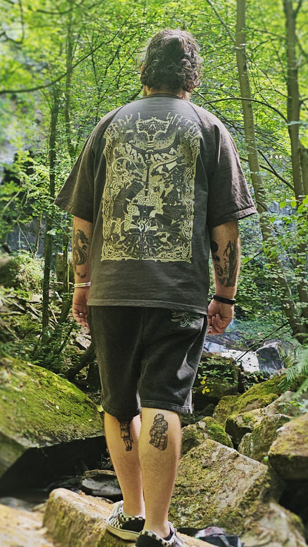 PREORDER OCT - Brokkr and Sindri - Heavyweight Oversized Baseball Tshirt