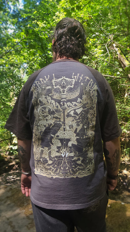 PREORDER OCT - Brokkr and Sindri - Heavyweight Oversized Baseball Tshirt