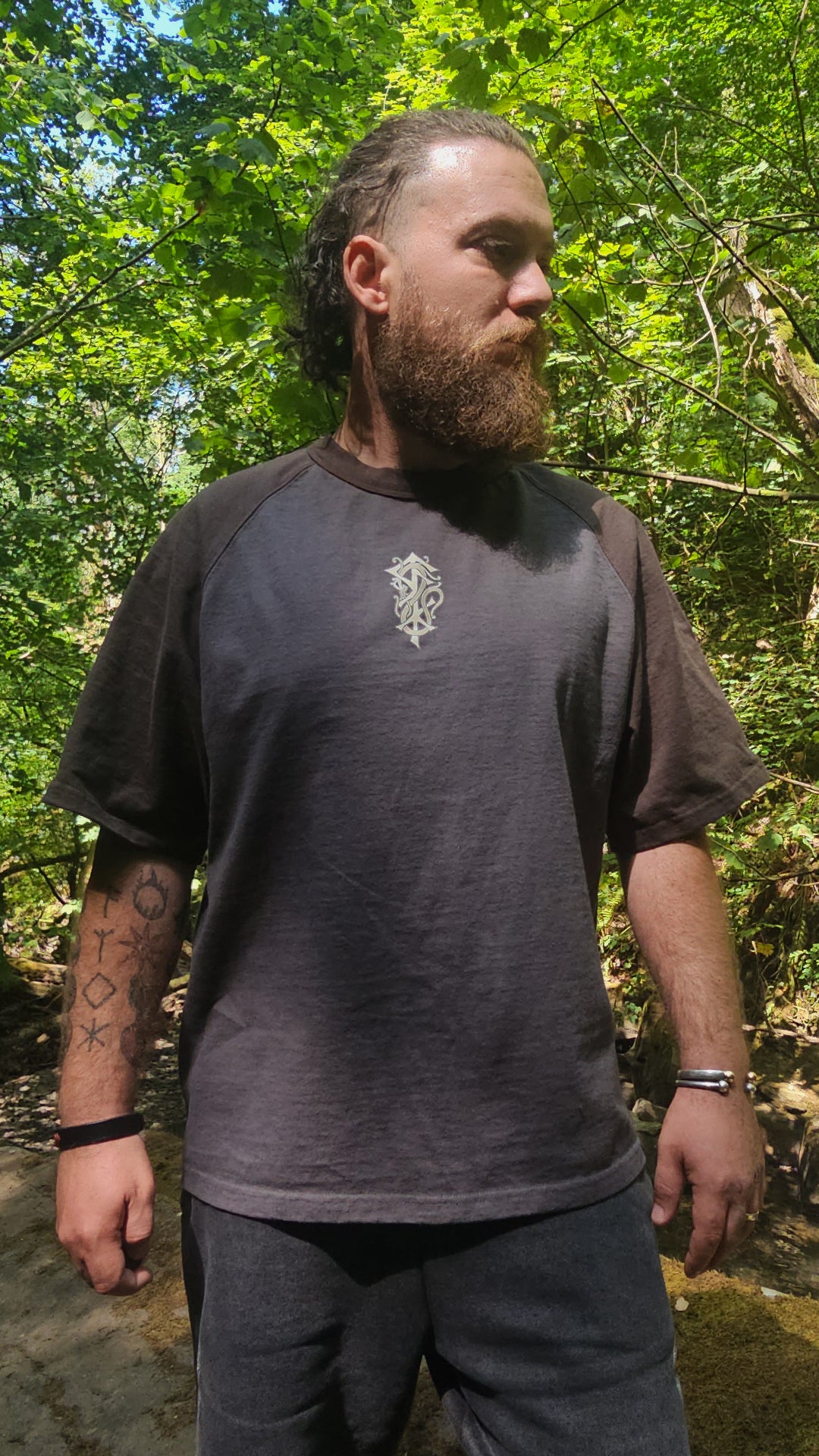 PREORDER OCT - Brokkr and Sindri - Heavyweight Oversized Baseball Tshirt