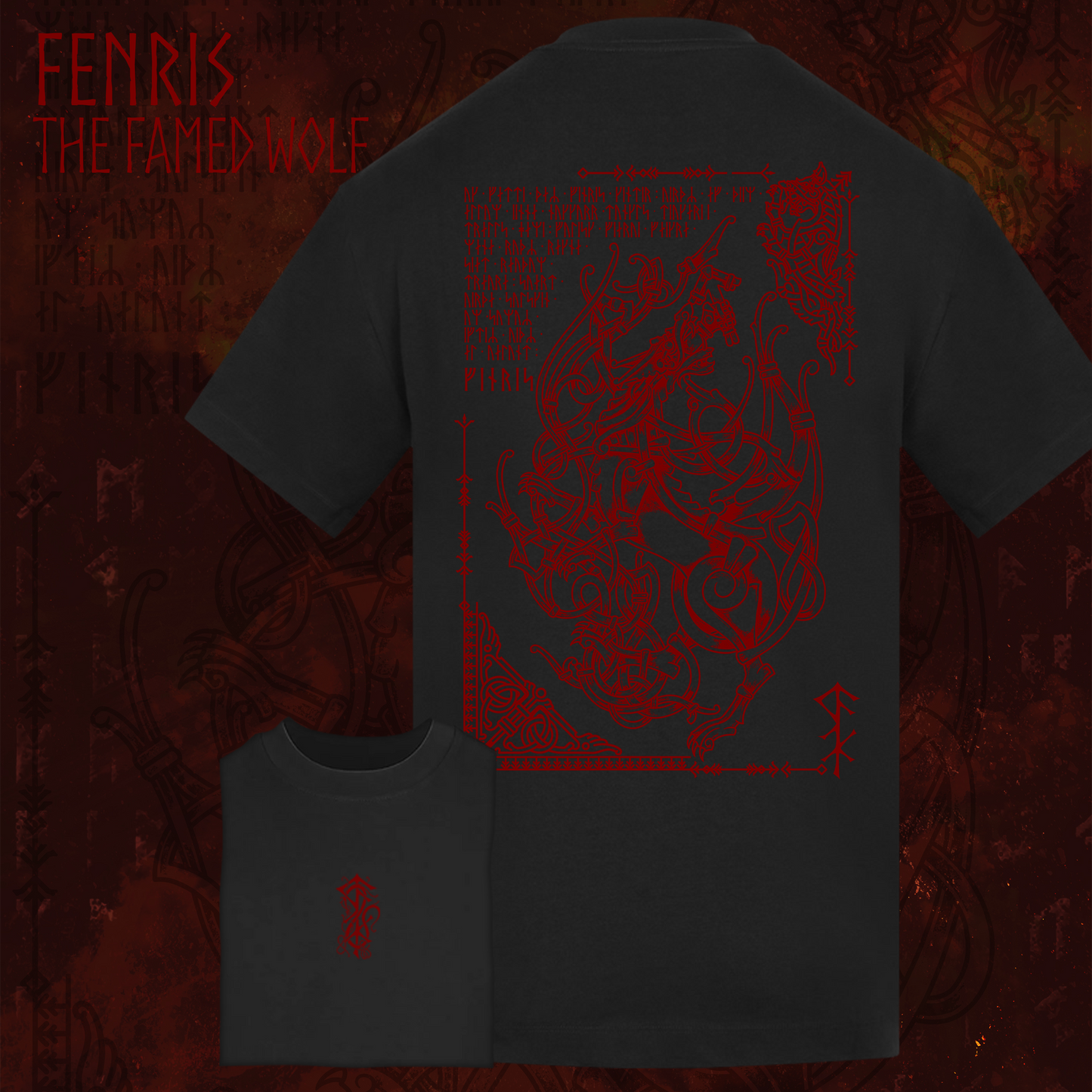 Fenrir - Heavyweight Oversized Tshirt