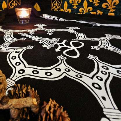 Ave Infernum - Acid Washed Zip Hoodie