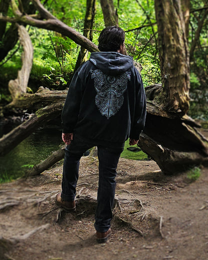 Odin, Allfather - Stone Washed Heavyweight Hoodie