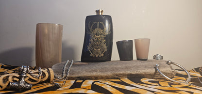 Freya - Horn Hip Flask