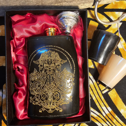 Odin - Horn Hip Flask