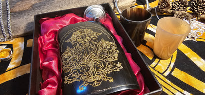 Odin - Horn Hip Flask