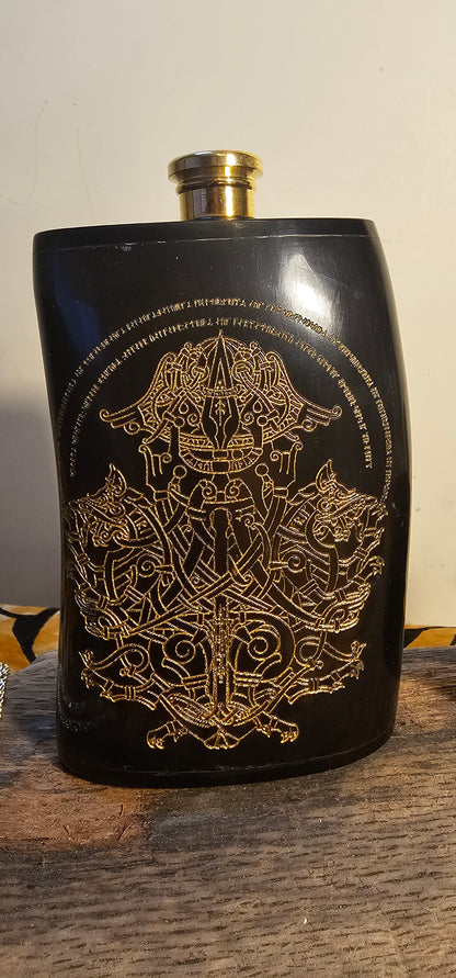 Odin - Horn Hip Flask