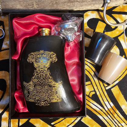 Thor - Horn Hip Flask