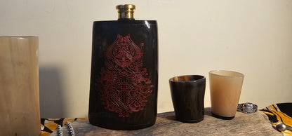 Tyr - Horn Hip Flask