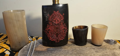 Tyr - Horn Hip Flask