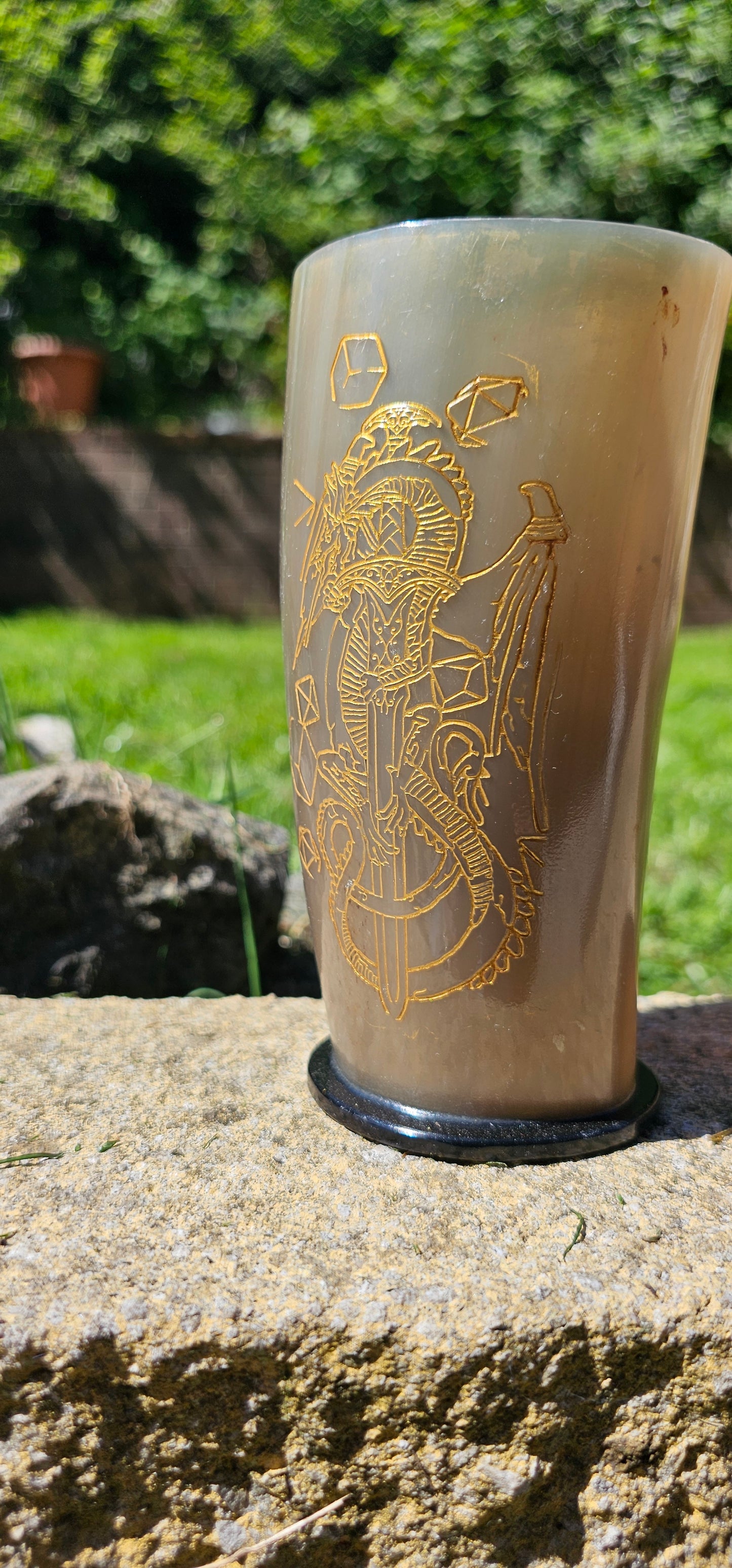 D&D Dragon slayer - Horn Mug