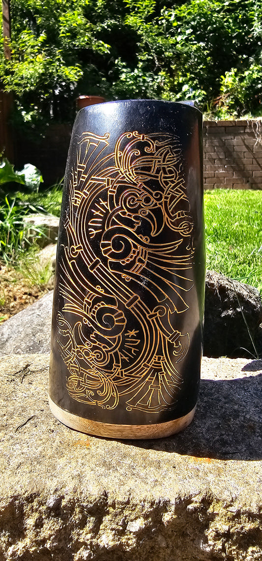 Huginn & Muninn - Horn Mug
