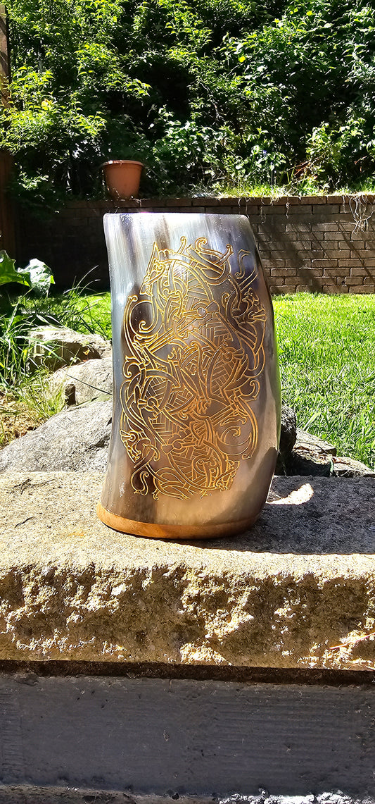 Skoll & Hati - Horn Mug