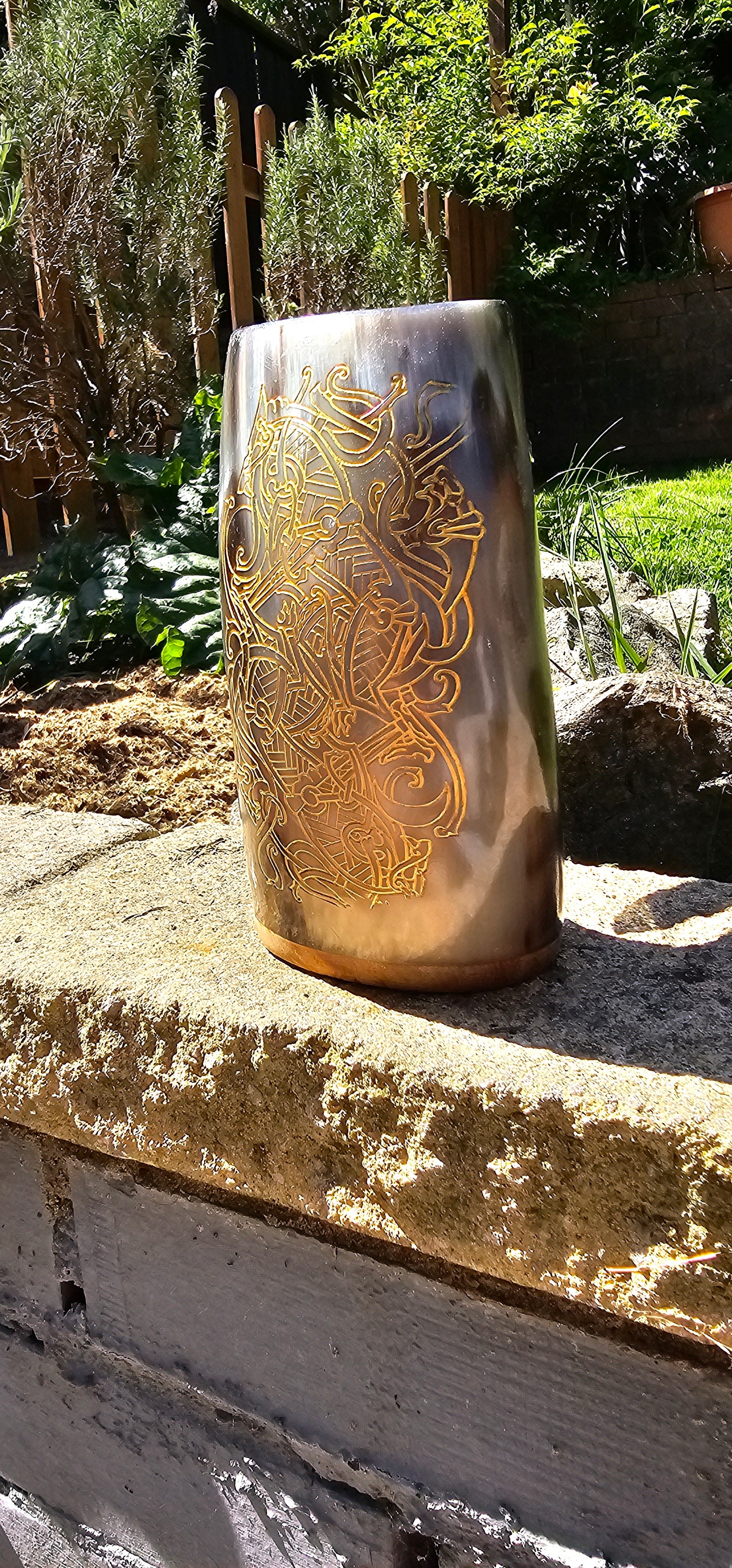 Skoll & Hati - Horn Mug