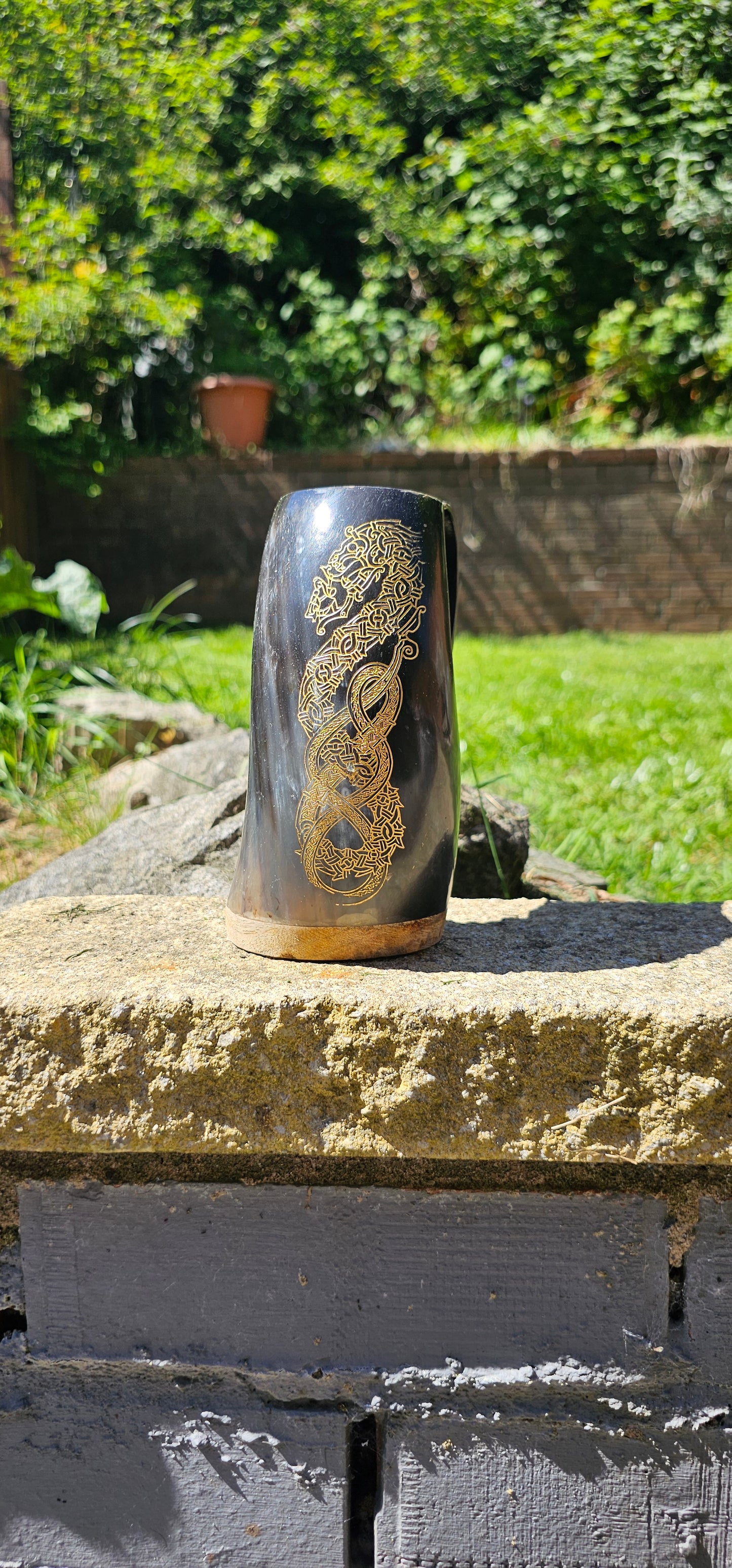 Thor Vs Jormungandr - Horn Mug
