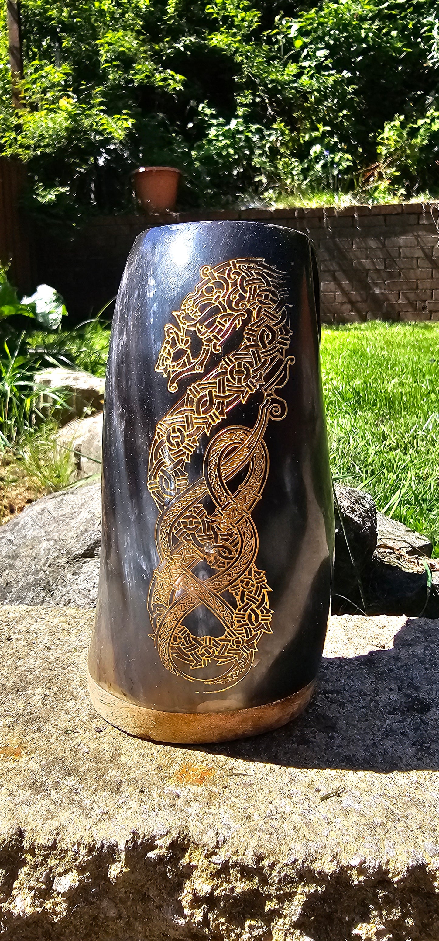 Thor Vs Jormungandr - Horn Mug