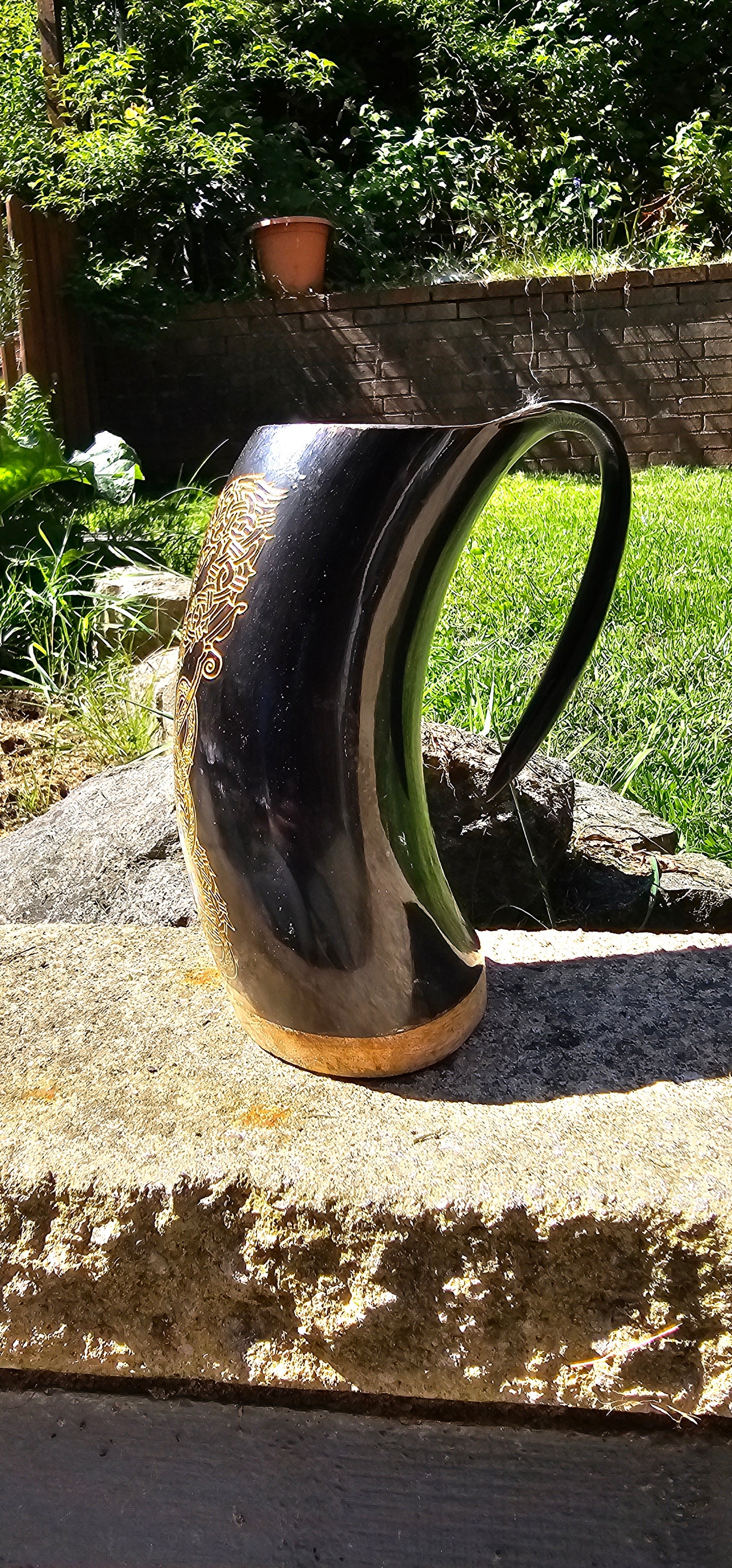 Thor Vs Jormungandr - Horn Mug