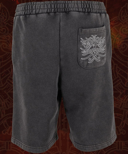 Odin, Allfather - Stone Washed Heavyweight Jogger Shorts