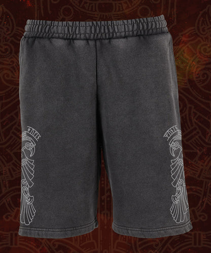 Odin, Allfather - Stone Washed Heavyweight Jogger Shorts