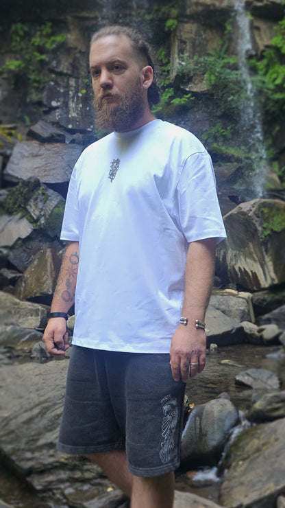Jormungandr vs Thor - Heavyweight Oversized Tshirt
