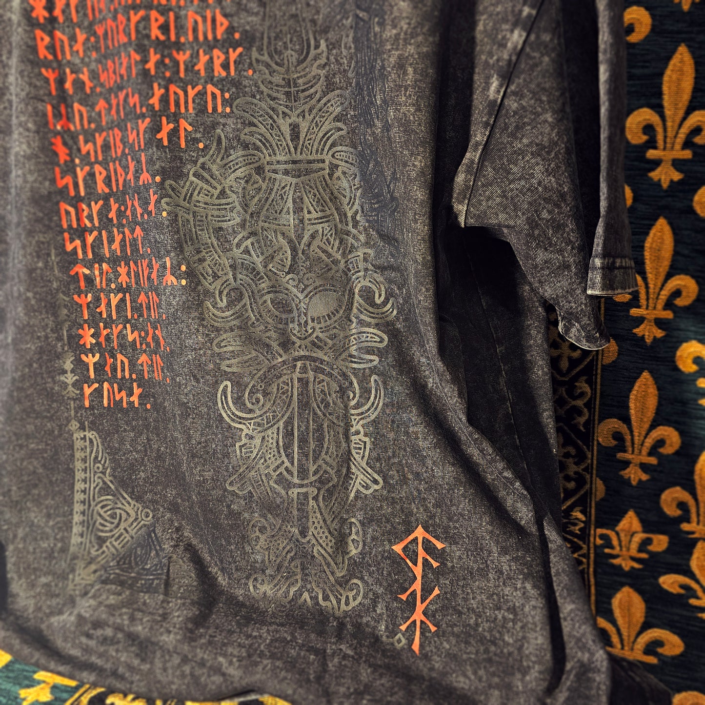 Odin, Allfather - Acid Washed Tshirt