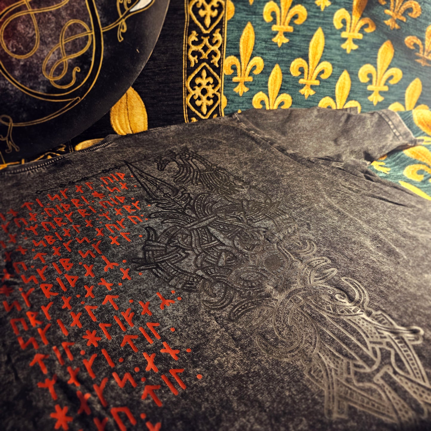 Odin, Allfather - Acid Washed Tshirt