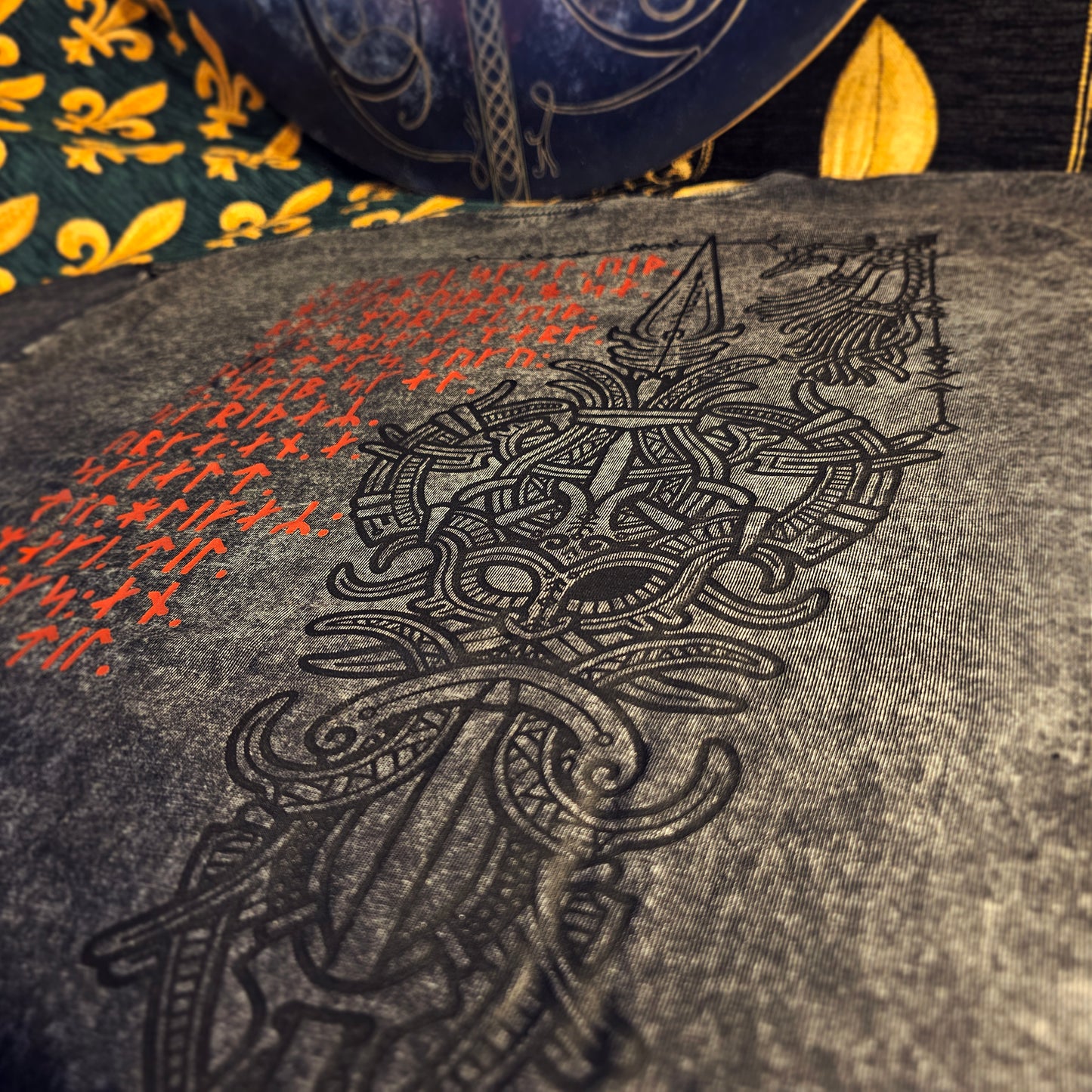 Odin, Allfather - Acid Washed Tshirt