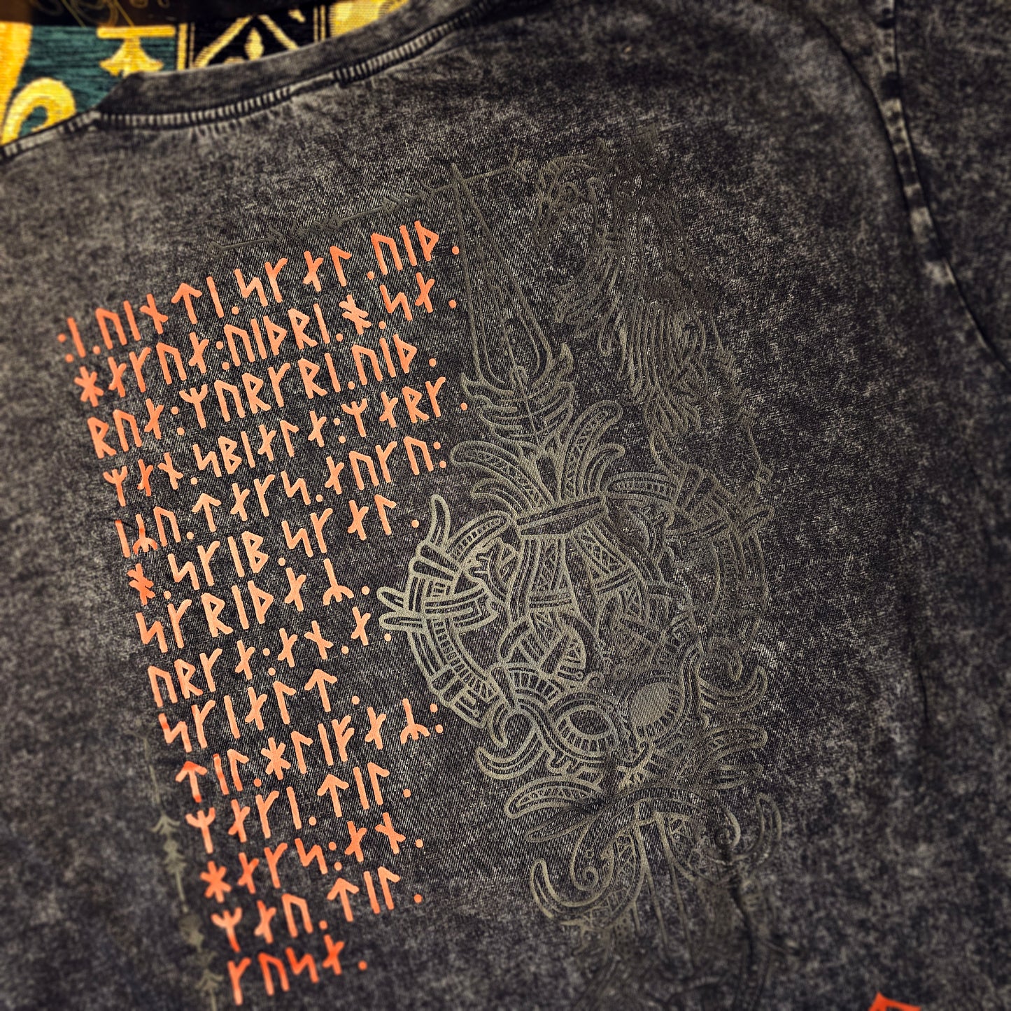 Odin, Allfather - Acid Washed Tshirt
